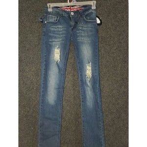 Womens True Rock Distressed Jeans Size 9/10